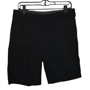 Dockers' Women 8 Black Cotton "Curvy" Mid Rise Stretch Uniform Chino Shorts